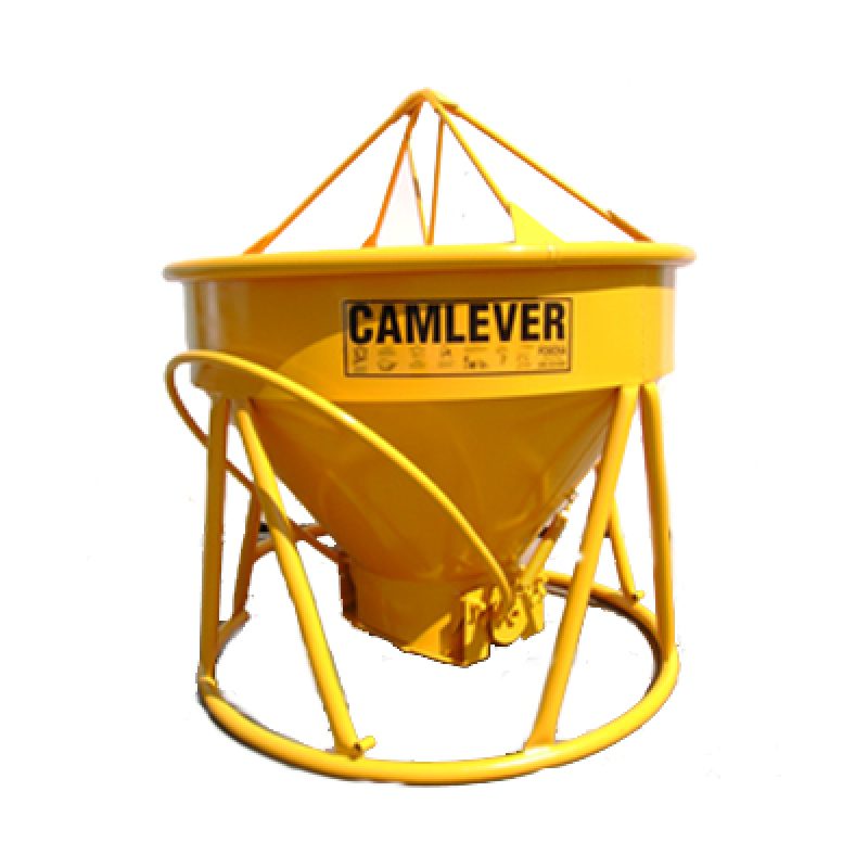 CONCRETE BUCKET, 3 YARD ROUND OR LAYDOWN Independent Equipment Corp
